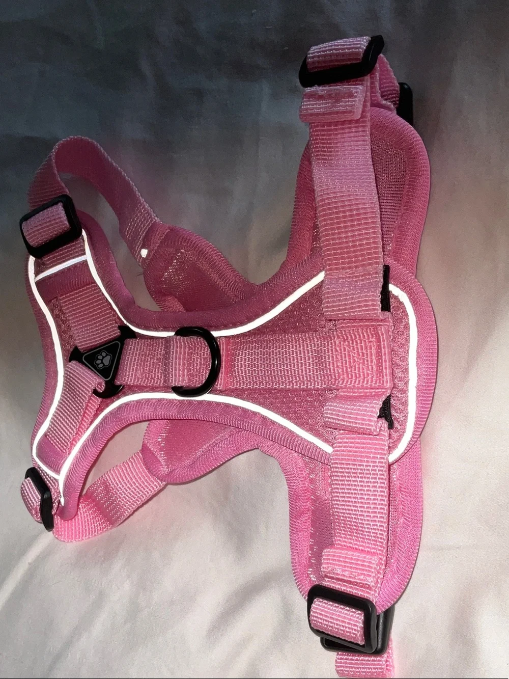 Jolifield Pink Smaller Pet Harness with Reflective Trim